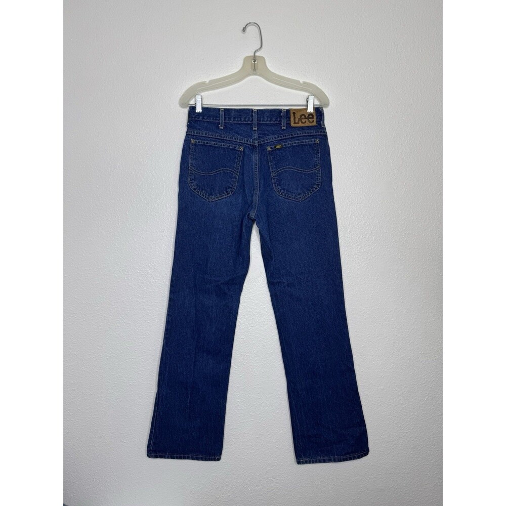 Vintage Lee Riders Jeans 30x31 Distressed USA Union Made 70 80s Western Blue VTG
